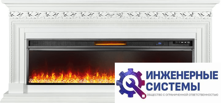 Каминокомплект Royal Flame Valletta 60 Белый с очагом Vision 60 LED