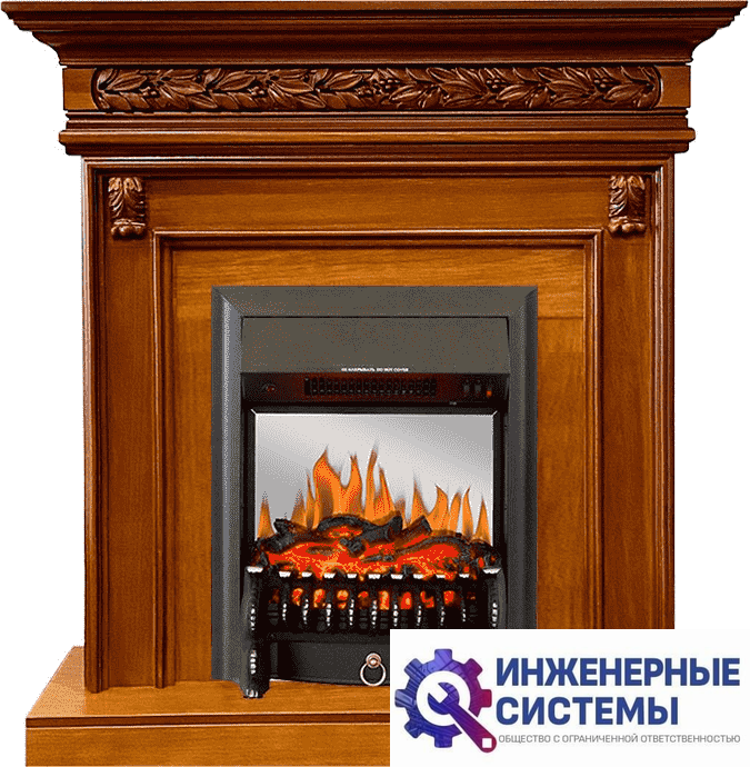 Каминокомплект Royal Flame Valletta Орех с очагом Fobos FX M Black