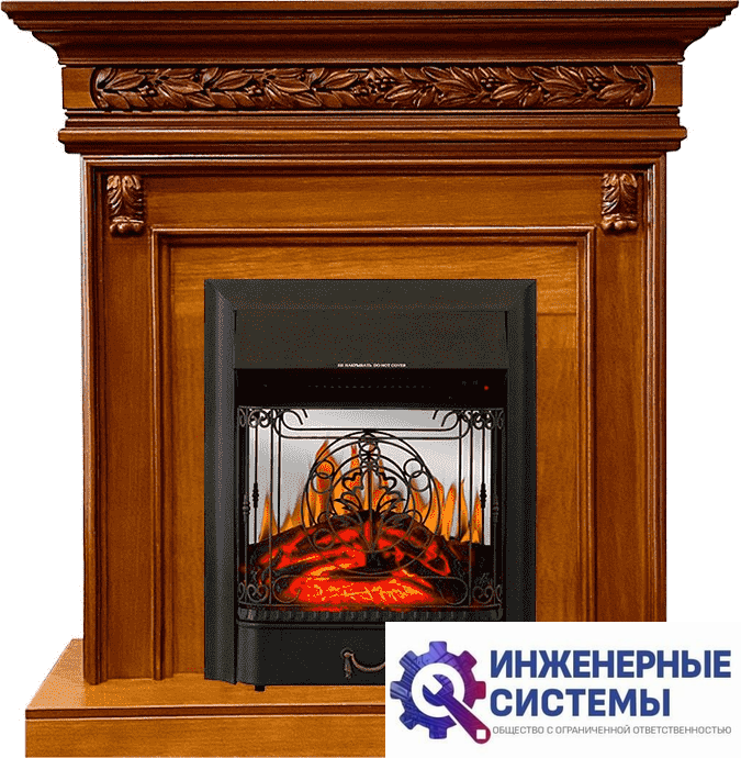 Каминокомплект Royal Flame Valletta Орех с очагом Majestic FX M Black