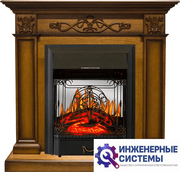 Каминокомплект Royal Flame Verona Дуб антик с очагом Majestic FX M Black