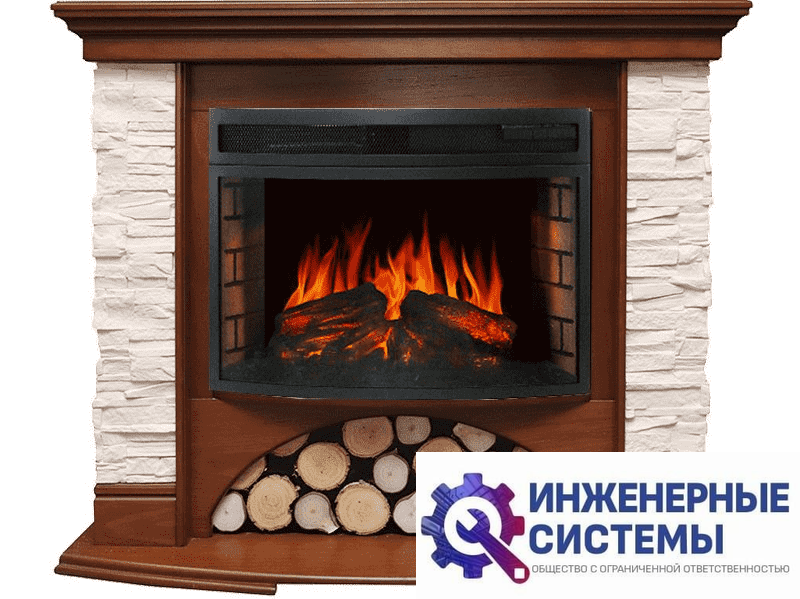 Каминокомплект Royal Flame Village Орех с очагом Dioramic 25 LED FX