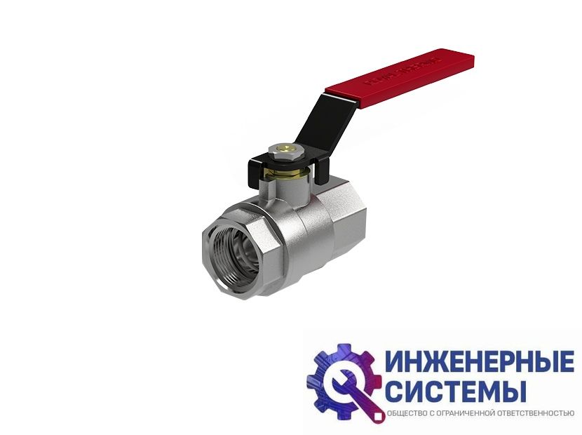 Кран шаровый Optimal 1 1/4" вн-вн, ручка-рычаг