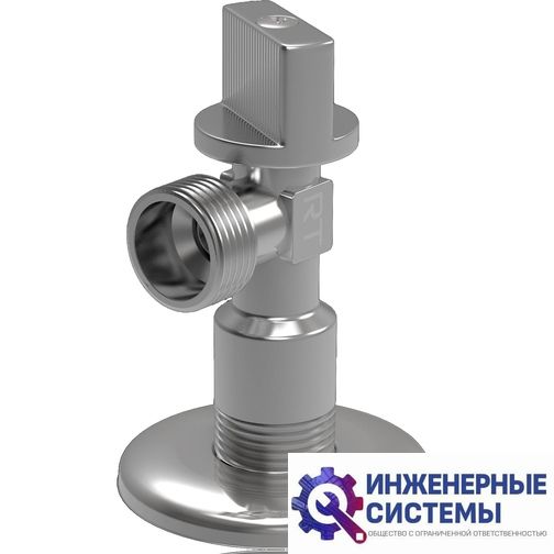 Кран шаровый угловой для подкл с/т приборов 1/2"х1/2"