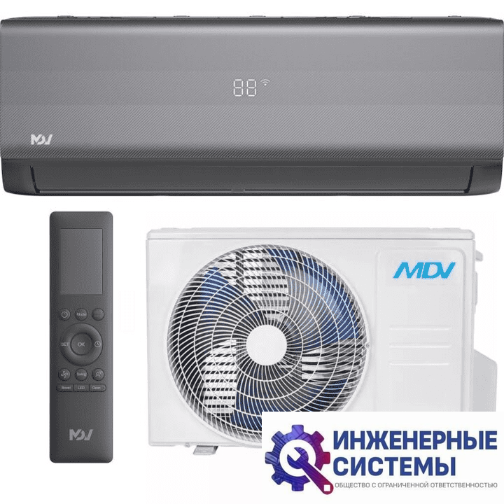 MDV MDSALF-12HRFN8/MDOALF-12HFN8 Infini Loft ERP Inverter кондиционер 3,5 кВт