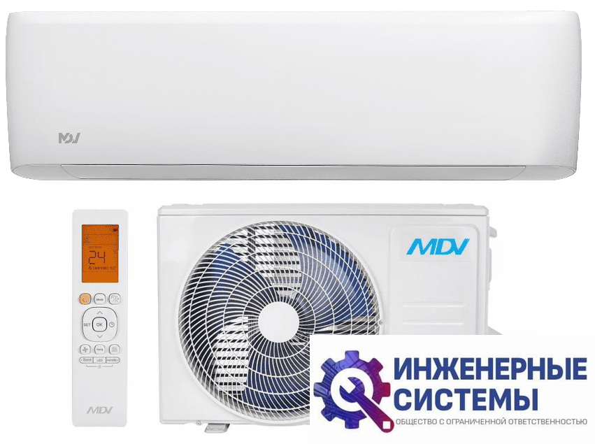 MDV MDSOPS-09HRFN8/MDOOPS-09HFN8 OP Smart Heat Pump Inverter кондиционер 2,5 кВт
