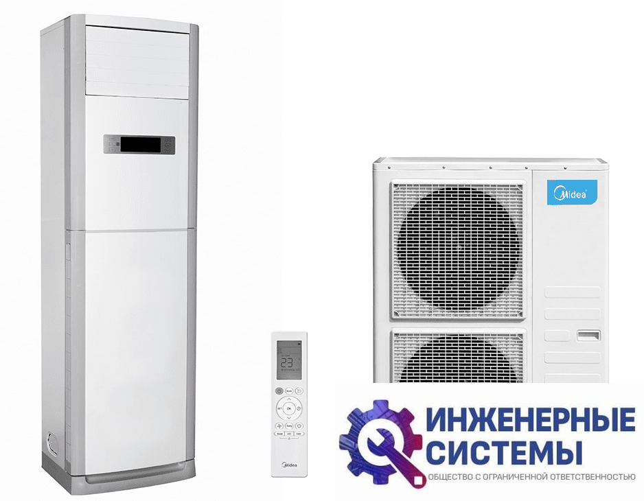 Midea MFJ-48ARN1-R/MOU-48HN1-LRR колонный кондиционер 14 кВт