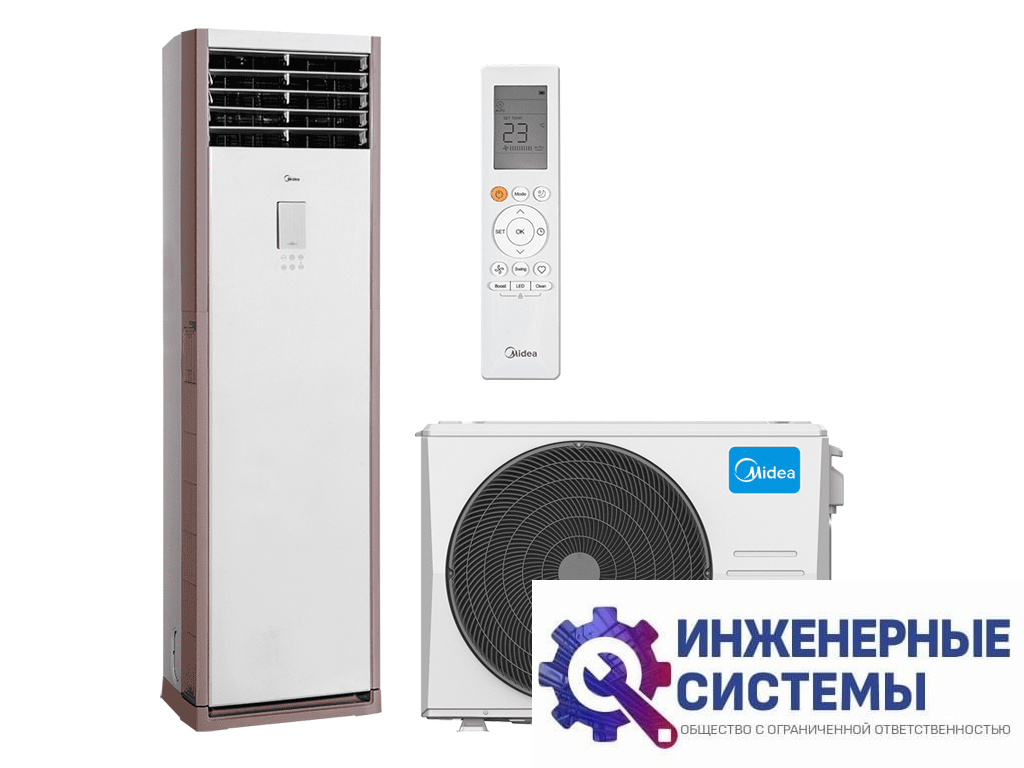 Midea MFPA-24ARN1-QB6/MOX430-24HN1-QB6 колонный кондиционер 7 кВт