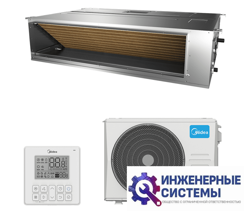 Midea MTI-36HW1FNXP(GA)/MOD30U-36HFN8-R(GA) канальный кондиционер 10,5 кВт