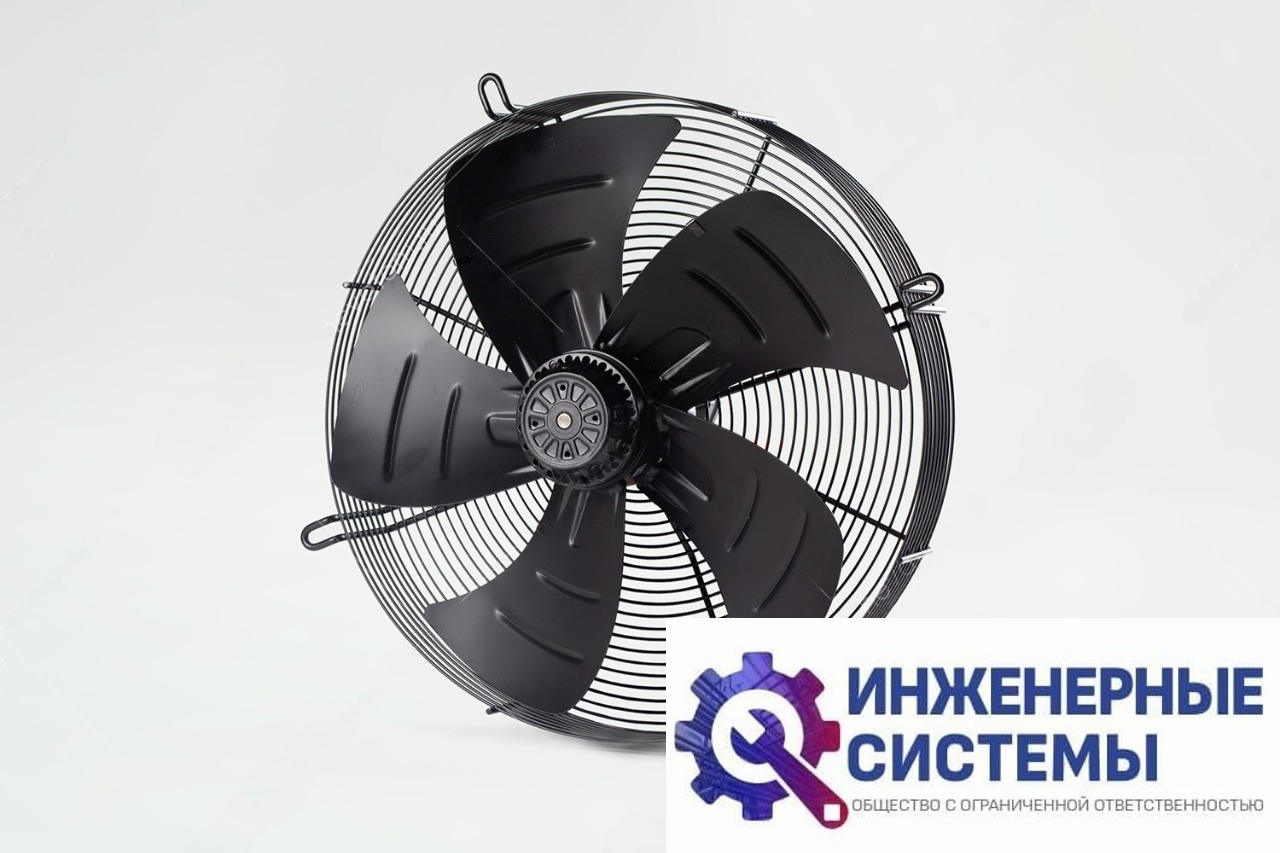 Nevatom VO 400-4D-02-B осевой вентилятор с защитной решеткой