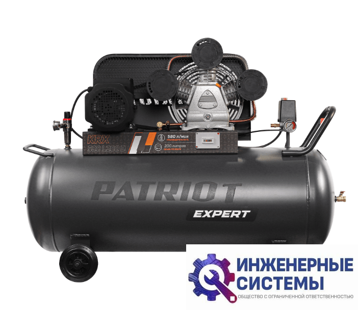 Patriot KRX 580 L200 D компрессор поршневой масляный