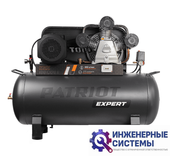 Patriot KRX 950 L270 D компрессор поршневой масляный