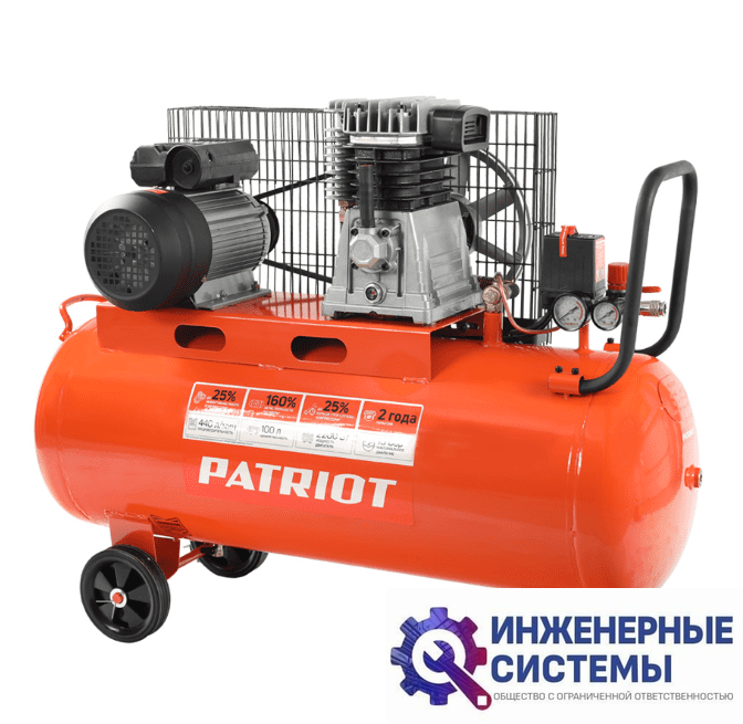 Patriot PTR 100-440 I компрессор поршневой масляный