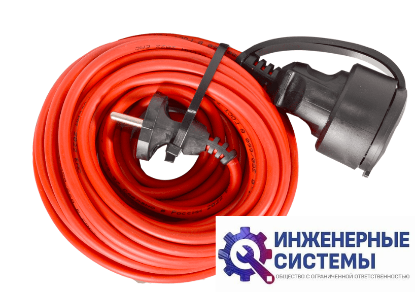 Ресанта СУ-2х1-10/0 (10 м) силовой электроудлинитель