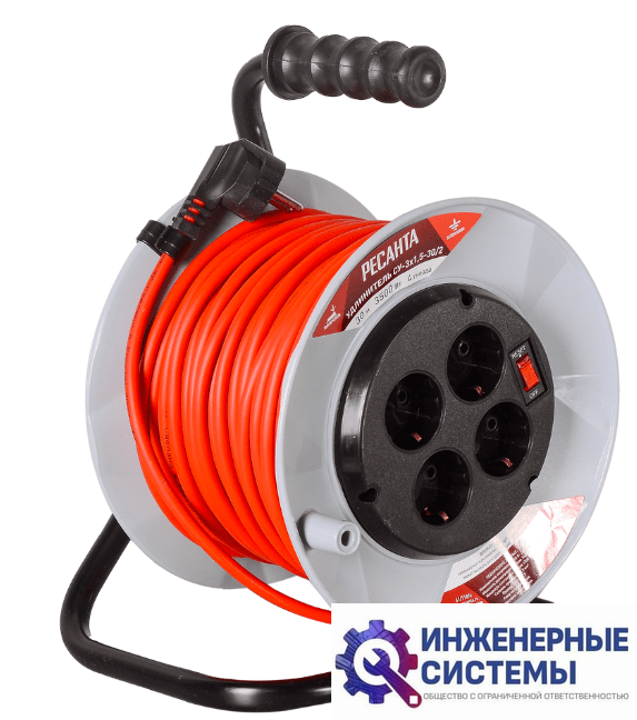 Ресанта СУ-3х1,5-30/2 (30 м) силовой электроудлинитель