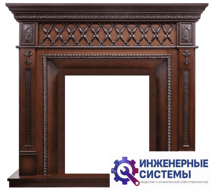 Royal Flame Alexandria портал для камина махагон коричневый