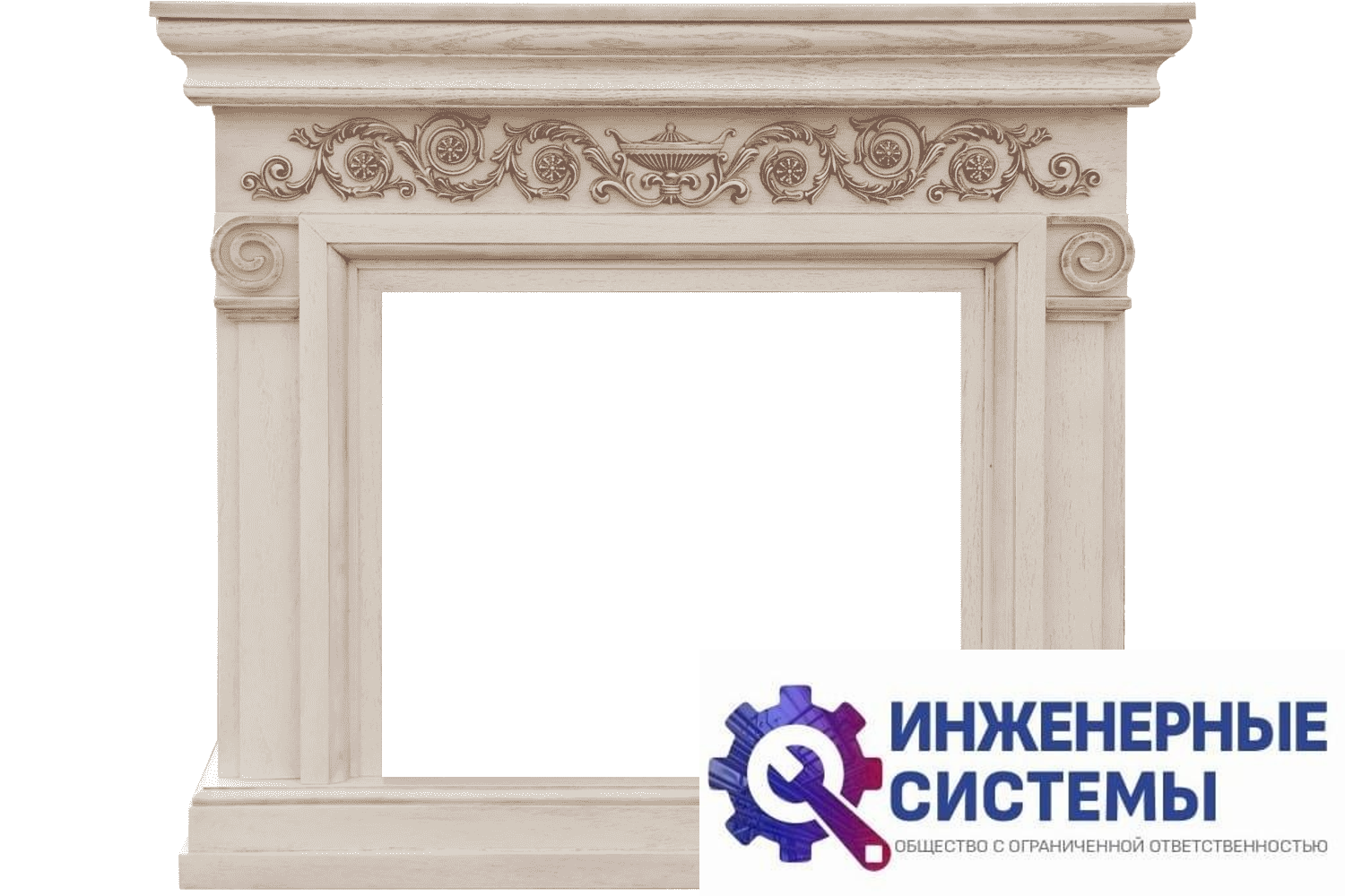 Royal Flame Athena портал для камина Слоновая кость