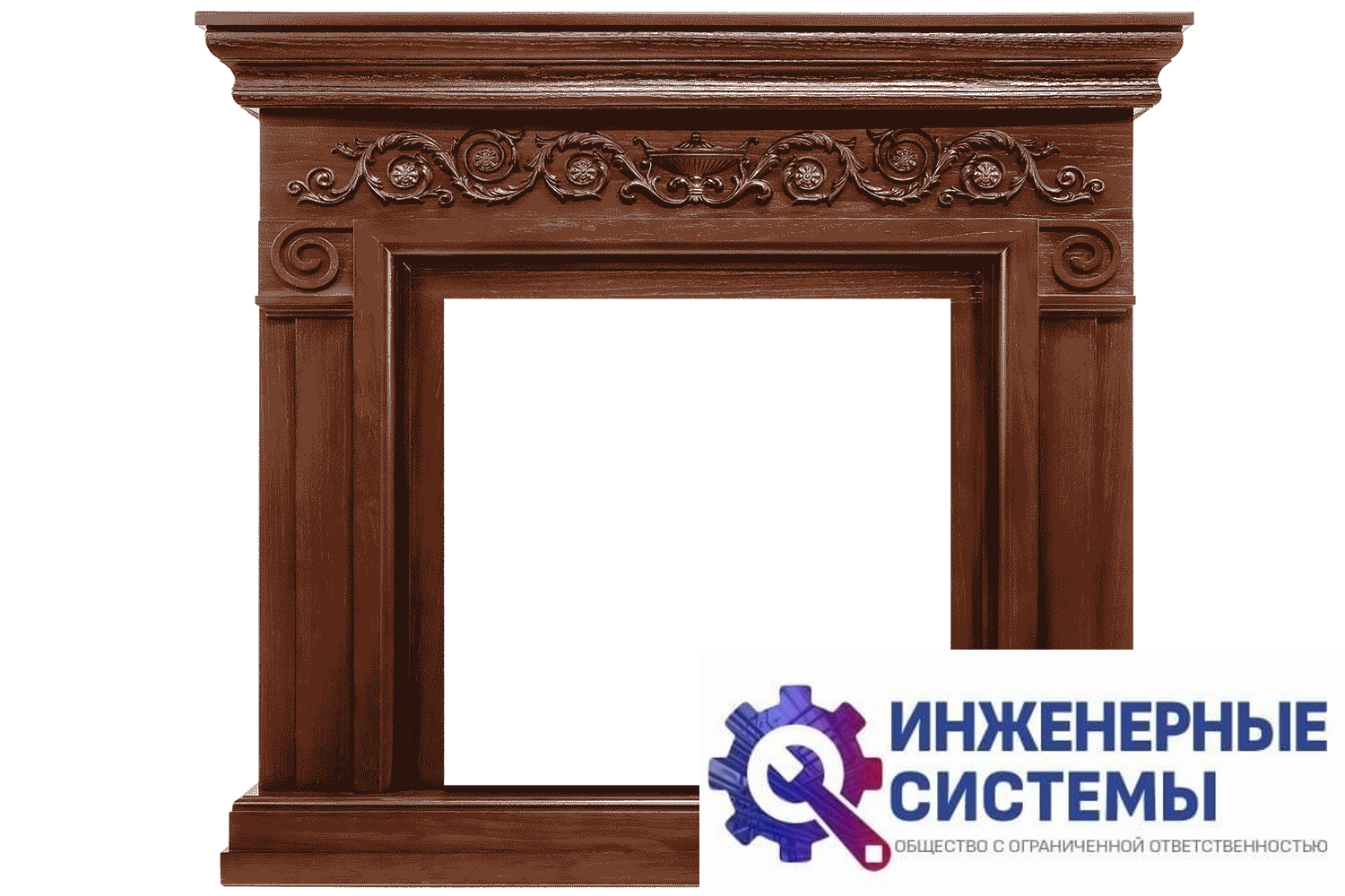 Royal Flame Athena портал для камина Темный дуб