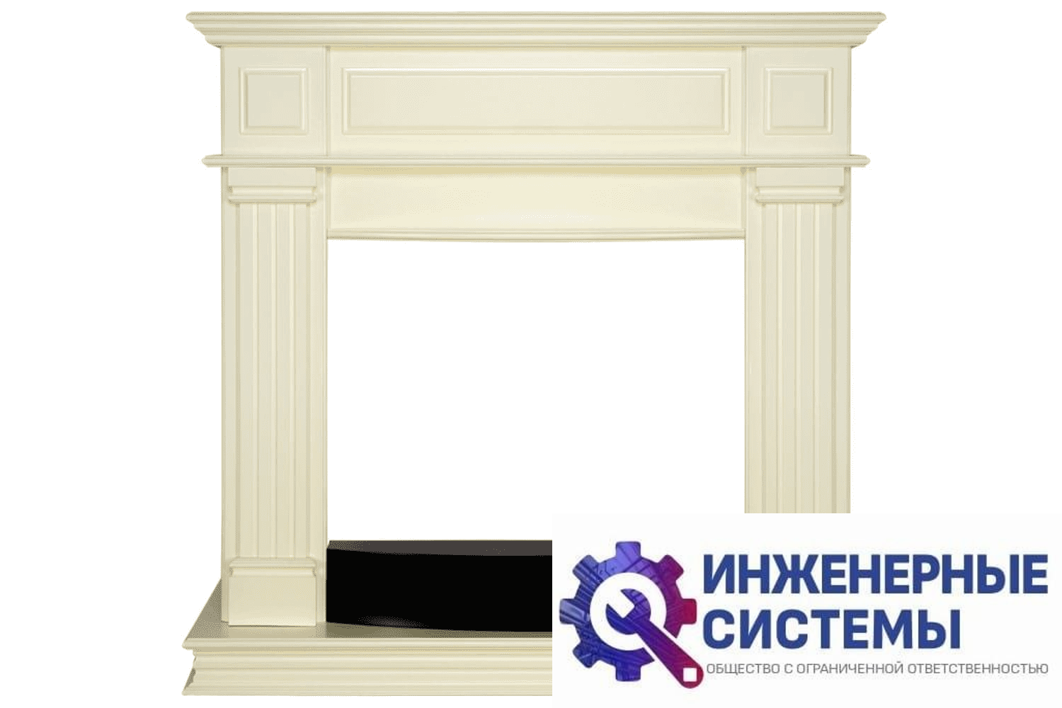 Royal Flame Atlanta портал для камина Слоновая кость