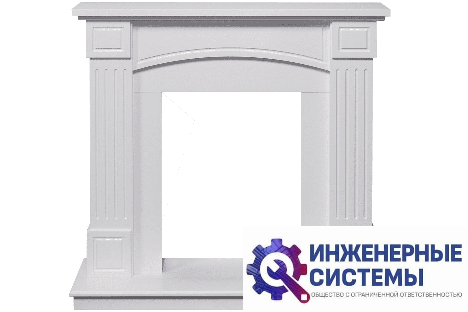 Royal Flame Boston 900 портал для камина Белый