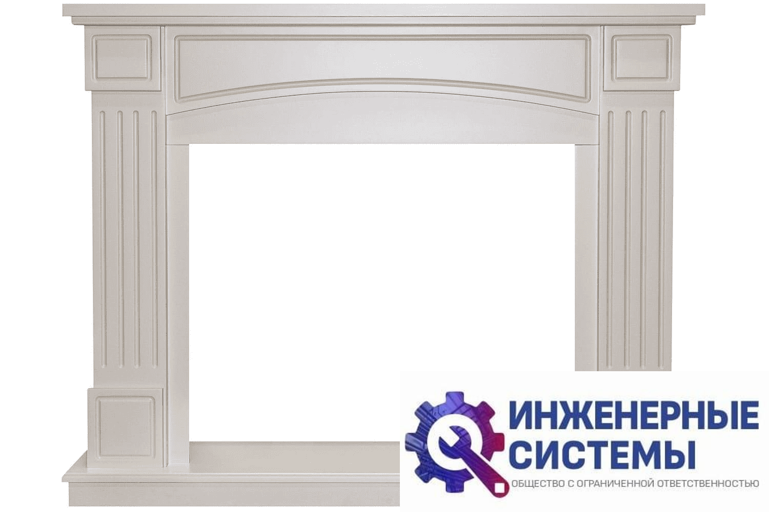 Royal Flame Boston портал для камина Слоновая кость