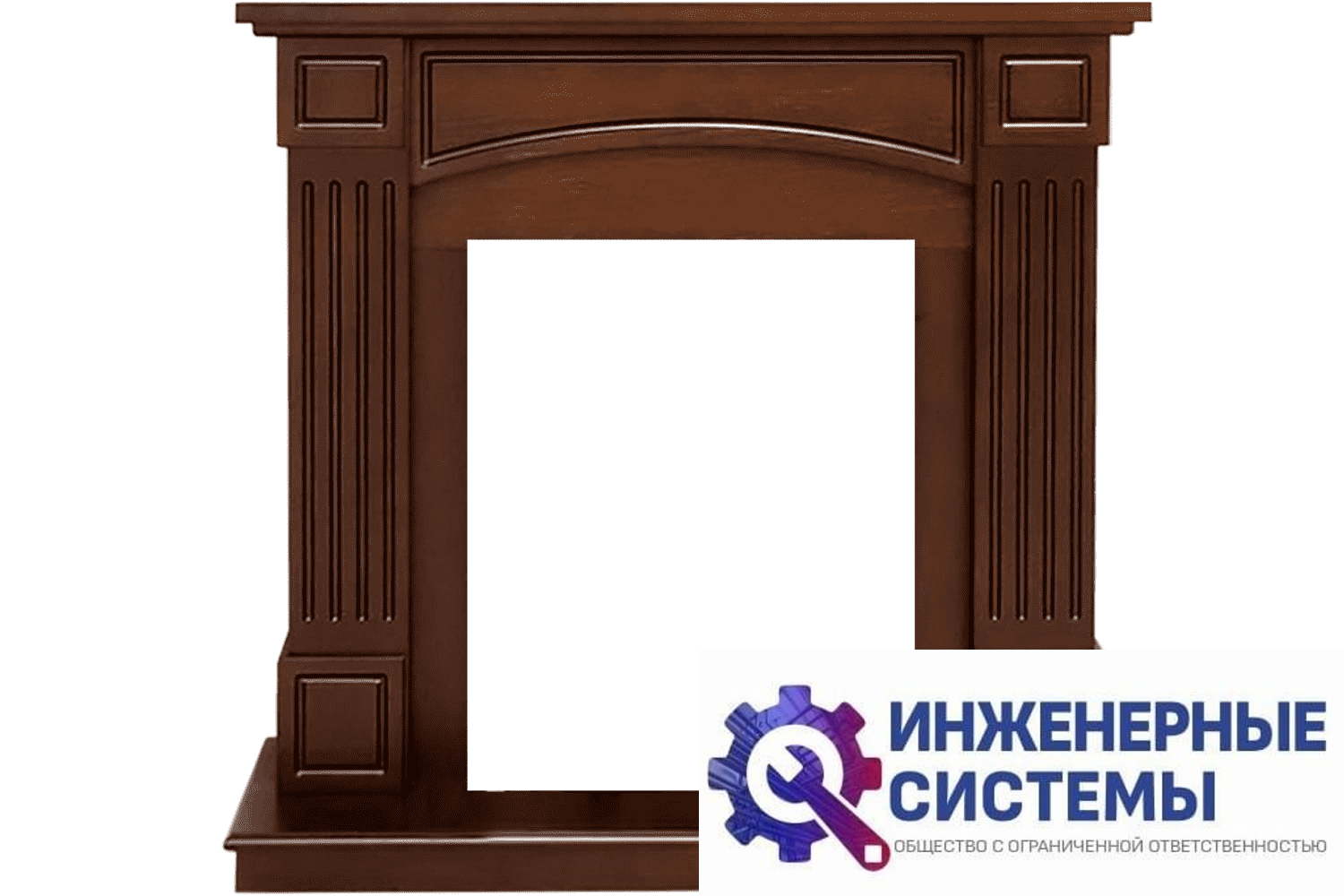Royal Flame Boston портал для камина Темный дуб