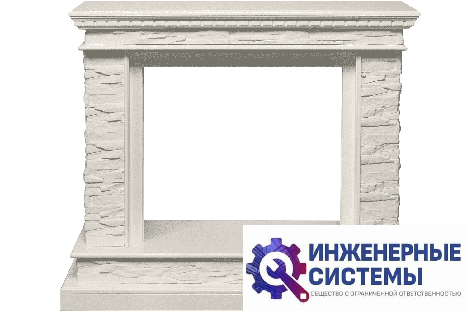 Royal Flame Calgary портал для камина Сланец белый
