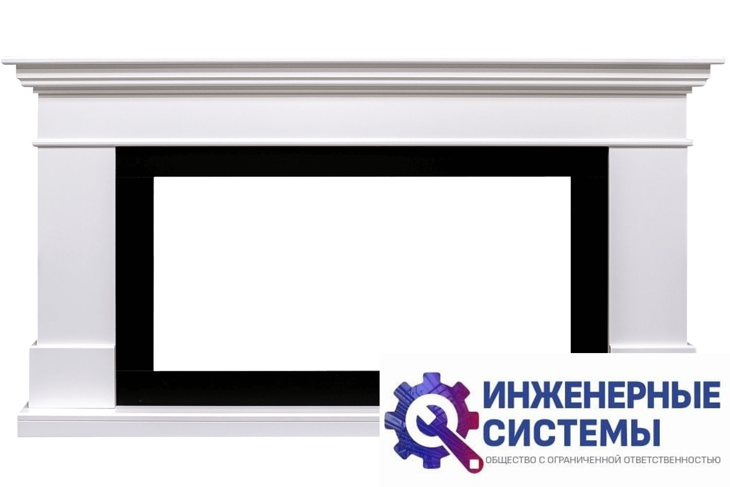Royal Flame California 1540 портал для камина Белый