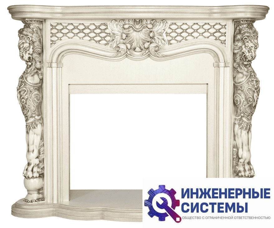 Royal Flame Castle портал для камина Слоновая кость