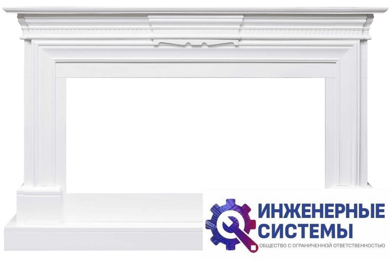 Royal Flame Chelsea 1350 портал для камина Белый
