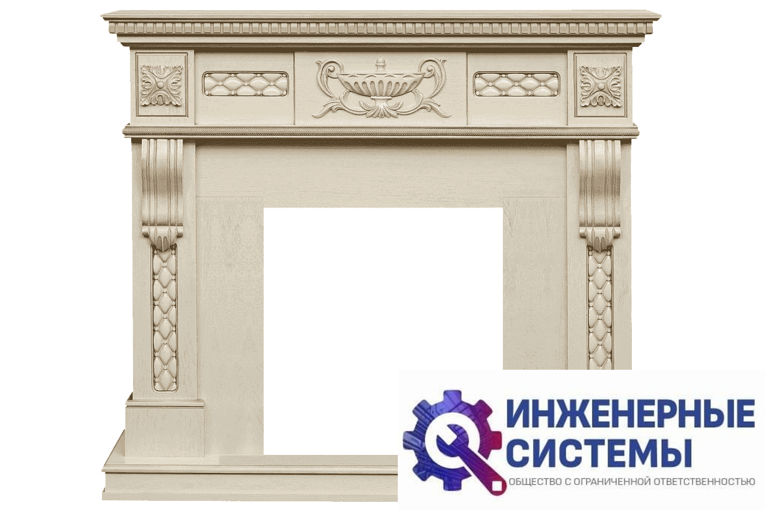 Royal Flame Corsica портал для камина Слоновая кость