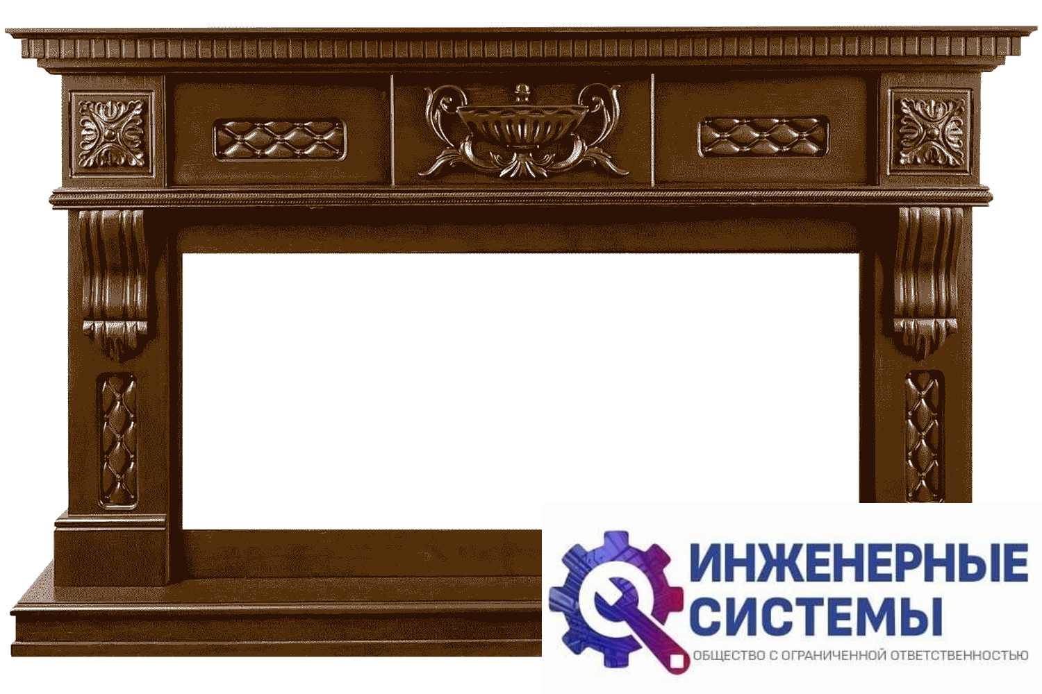 Royal Flame Corsica портал для камина Темный дуб