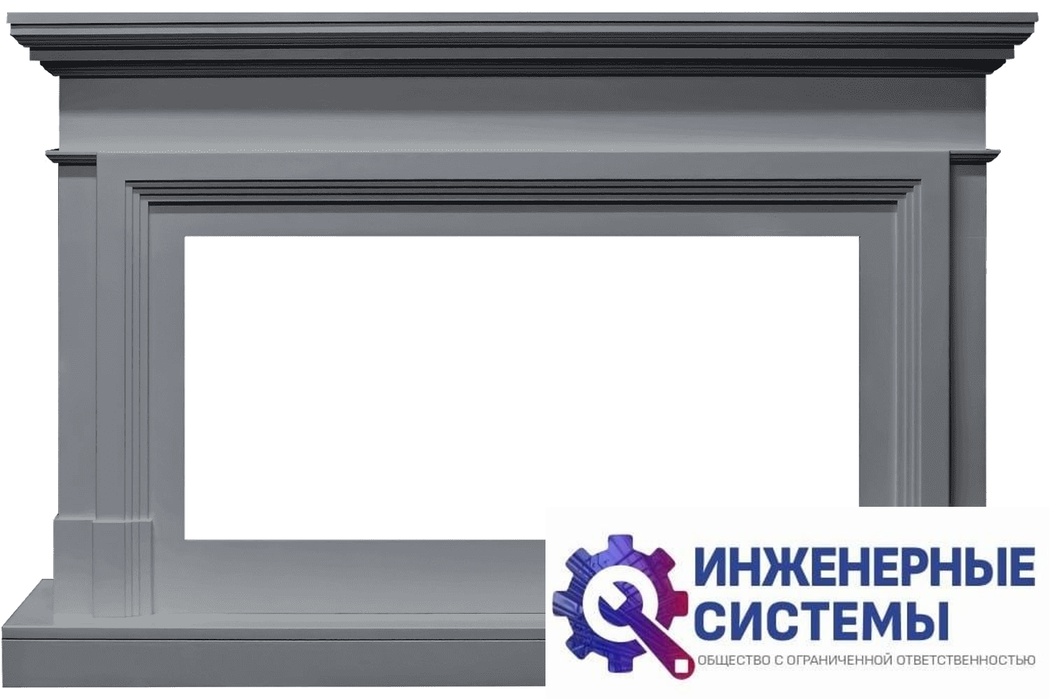 Royal Flame Coventry портал для камина Серый