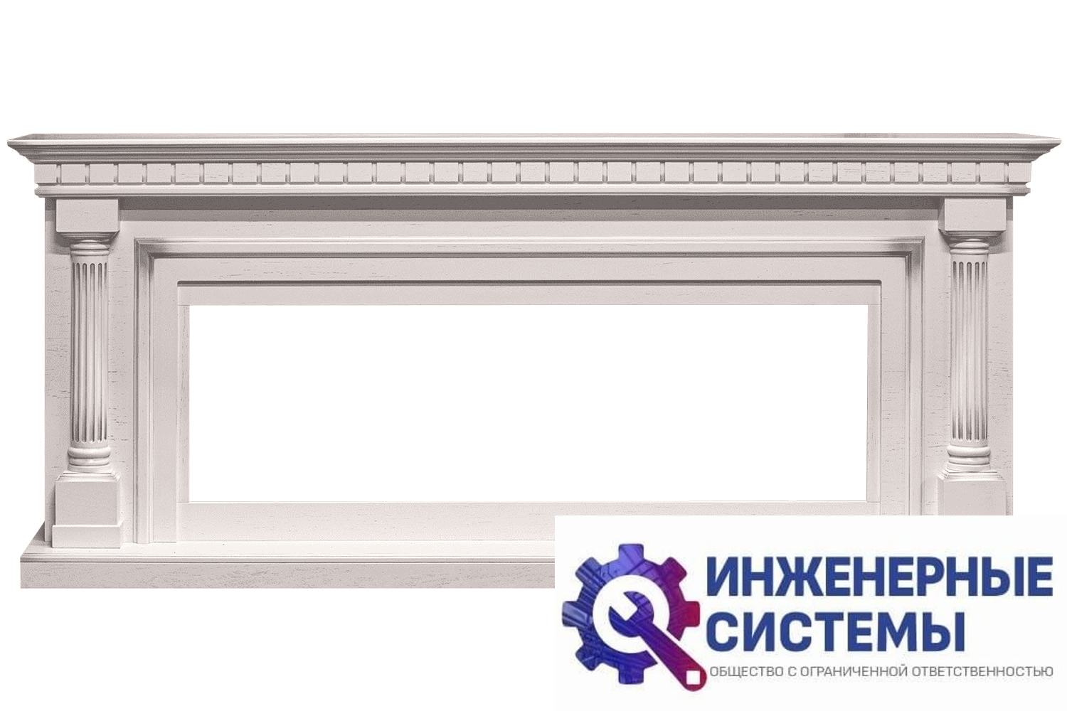 Royal Flame Dallas 60 портал для камина Слоновая кость