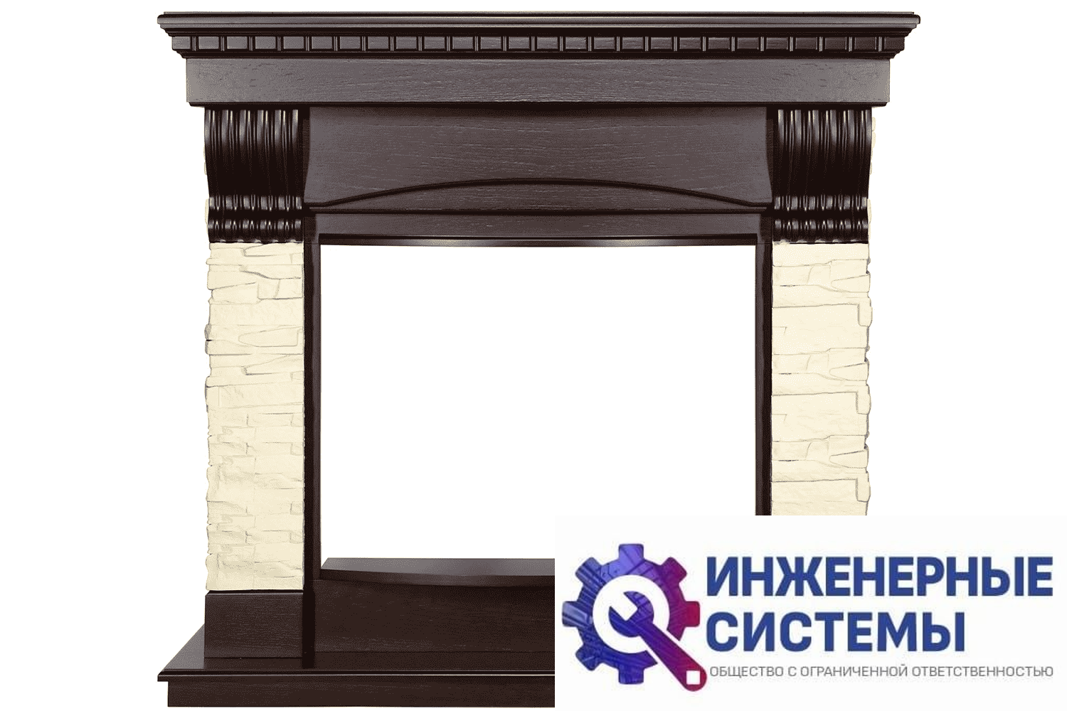 Royal Flame Denver портал для камина Темный дуб
