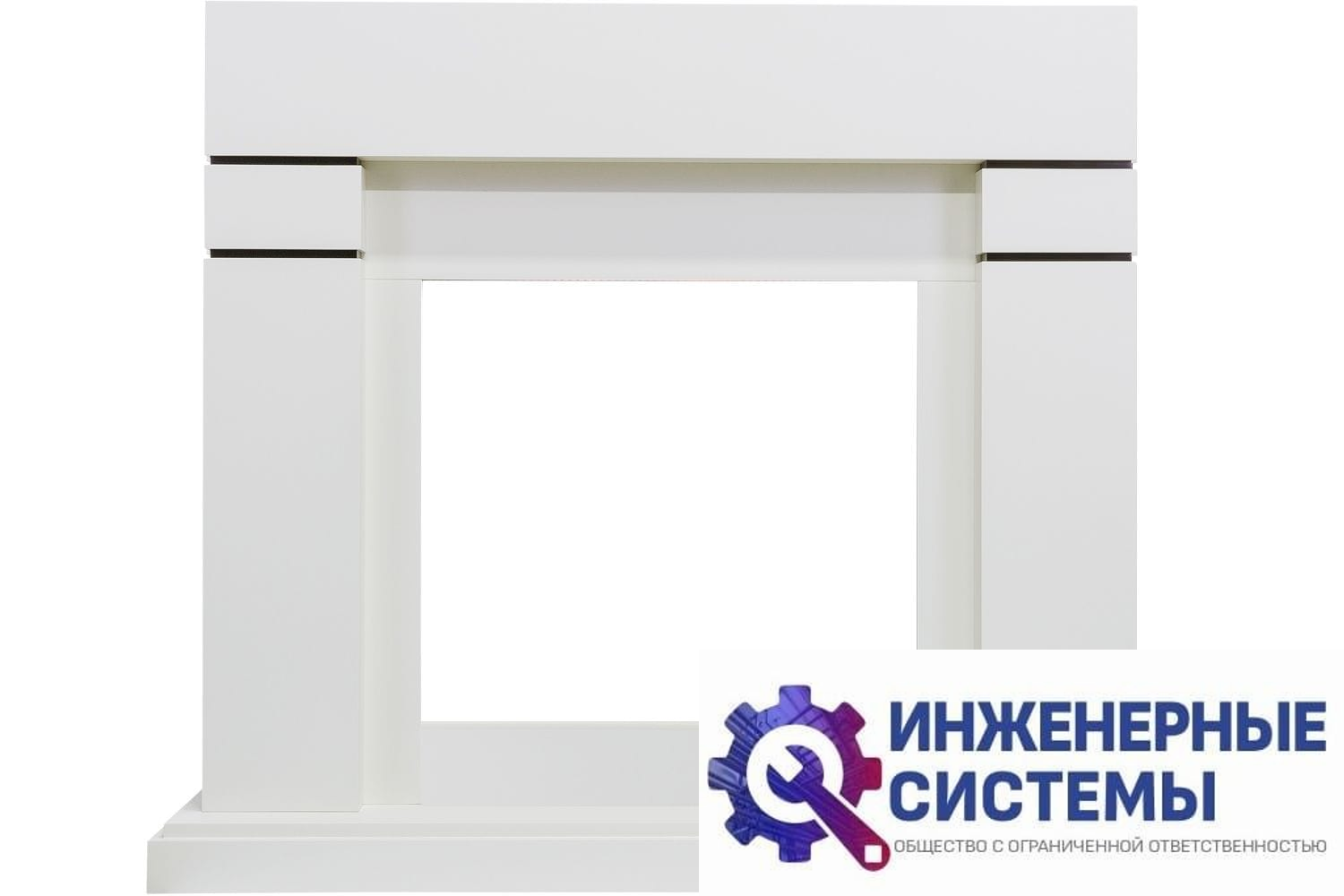 Royal Flame Lindos портал для камина Белый