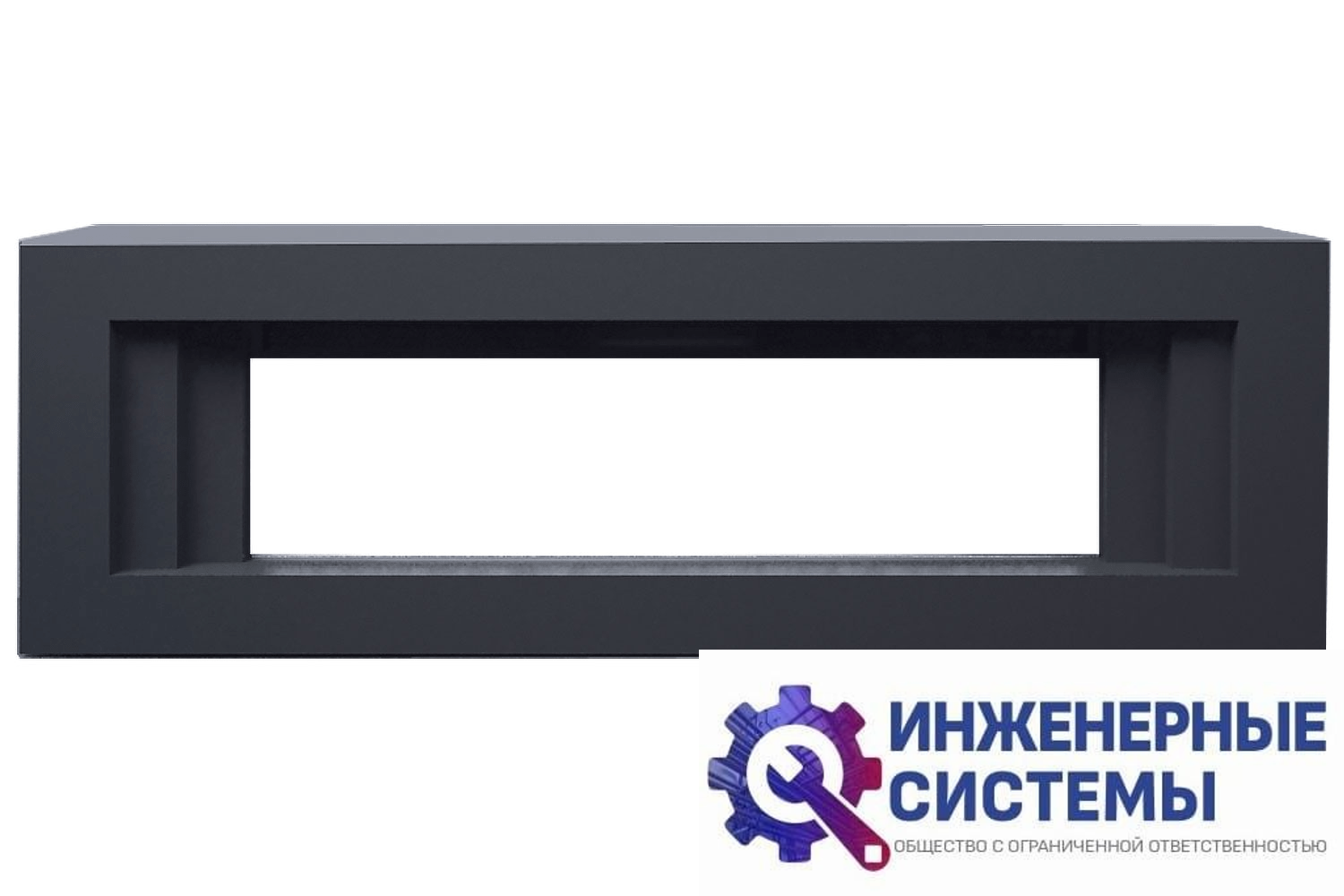 Royal Flame Line 60 портал для камина Серый графит