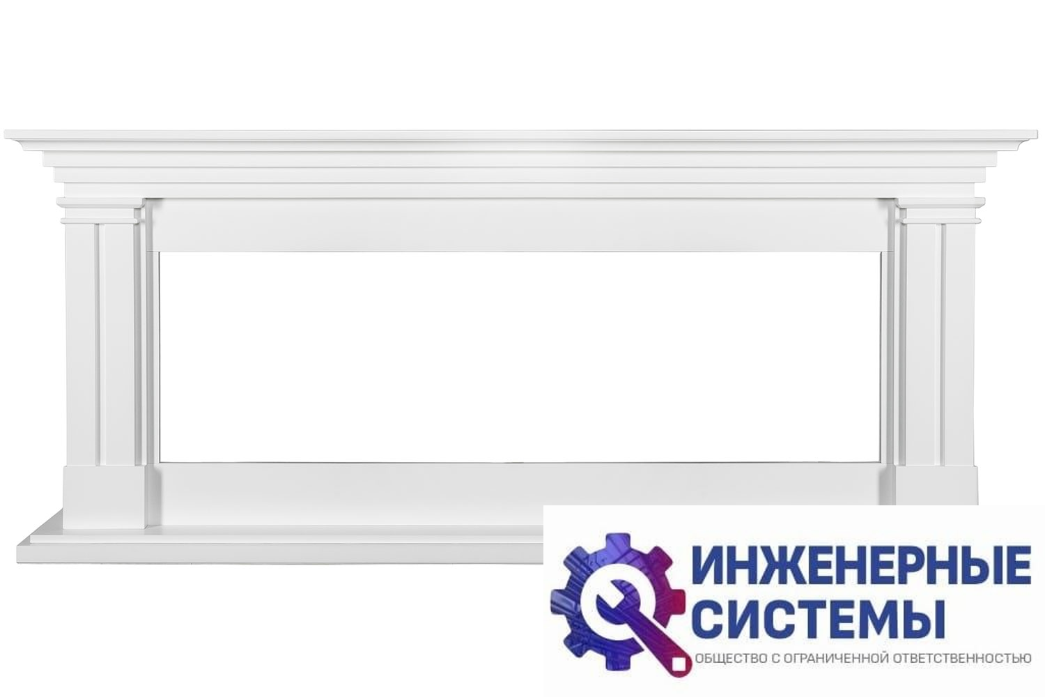 Royal Flame Lyon 60 портал для камина Белый