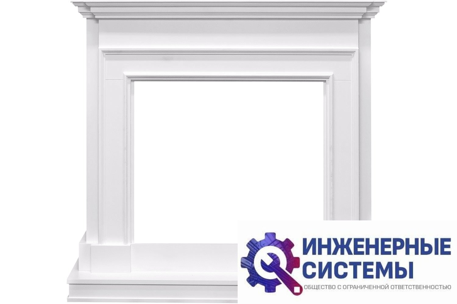 Royal Flame Newport портал для камина Белый