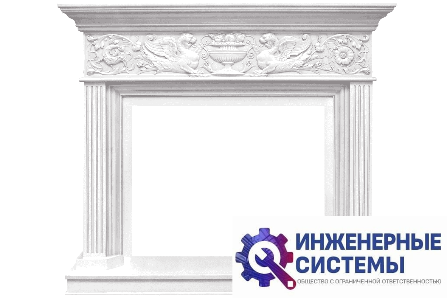Royal Flame Palace портал для камина Белый