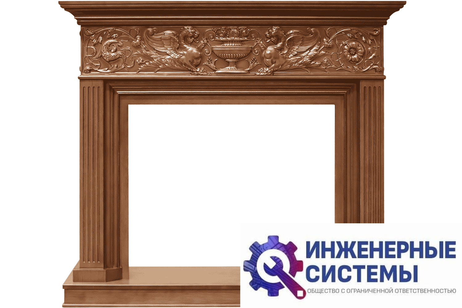 Royal Flame Palace портал для камина Орех