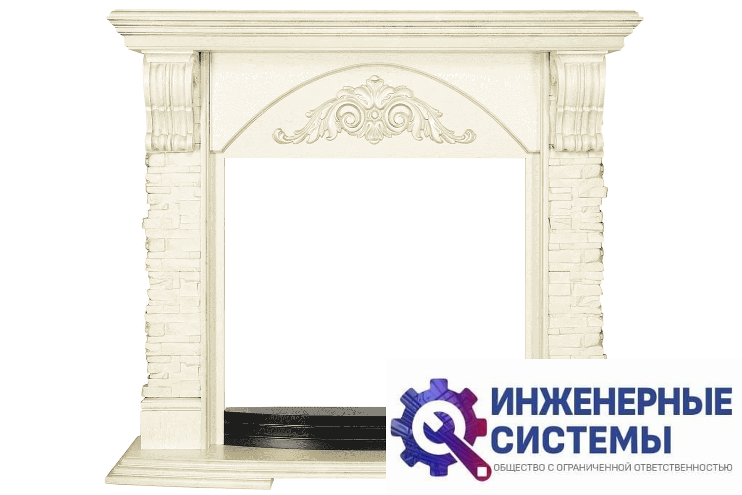 Royal Flame Rimini портал для камина Слоновая кость