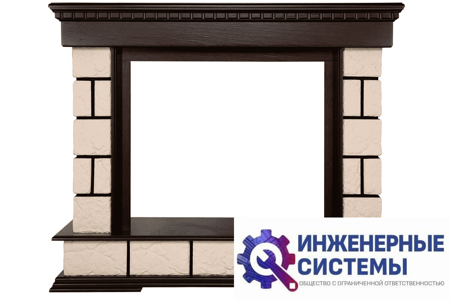 Royal Flame Shateau портал для камина Темный дуб