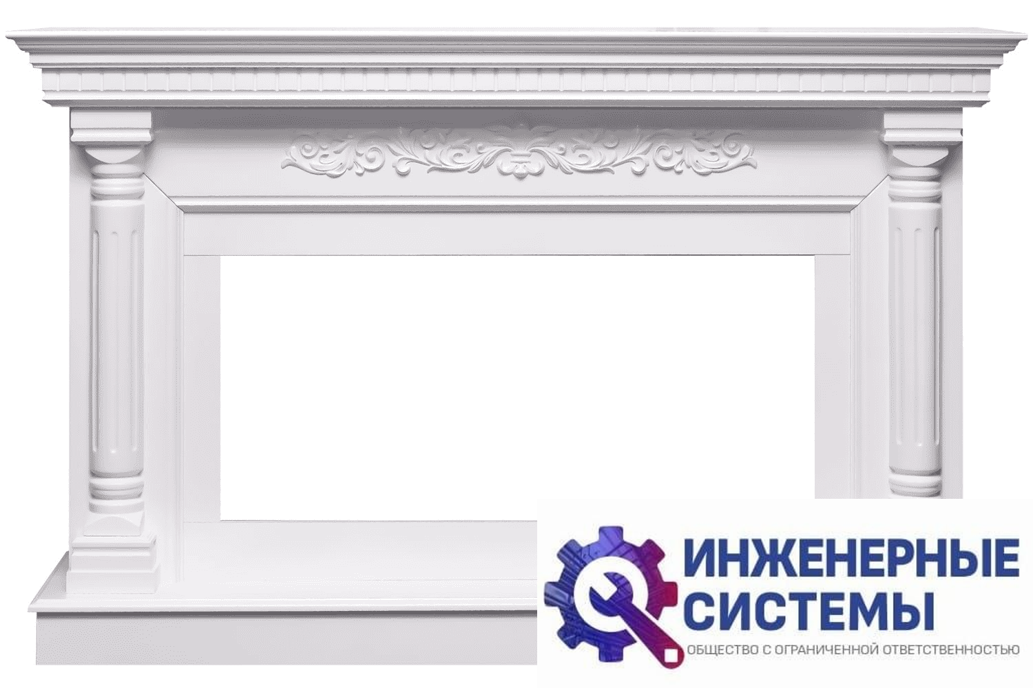 Royal Flame Sicilia портал для камина Белый