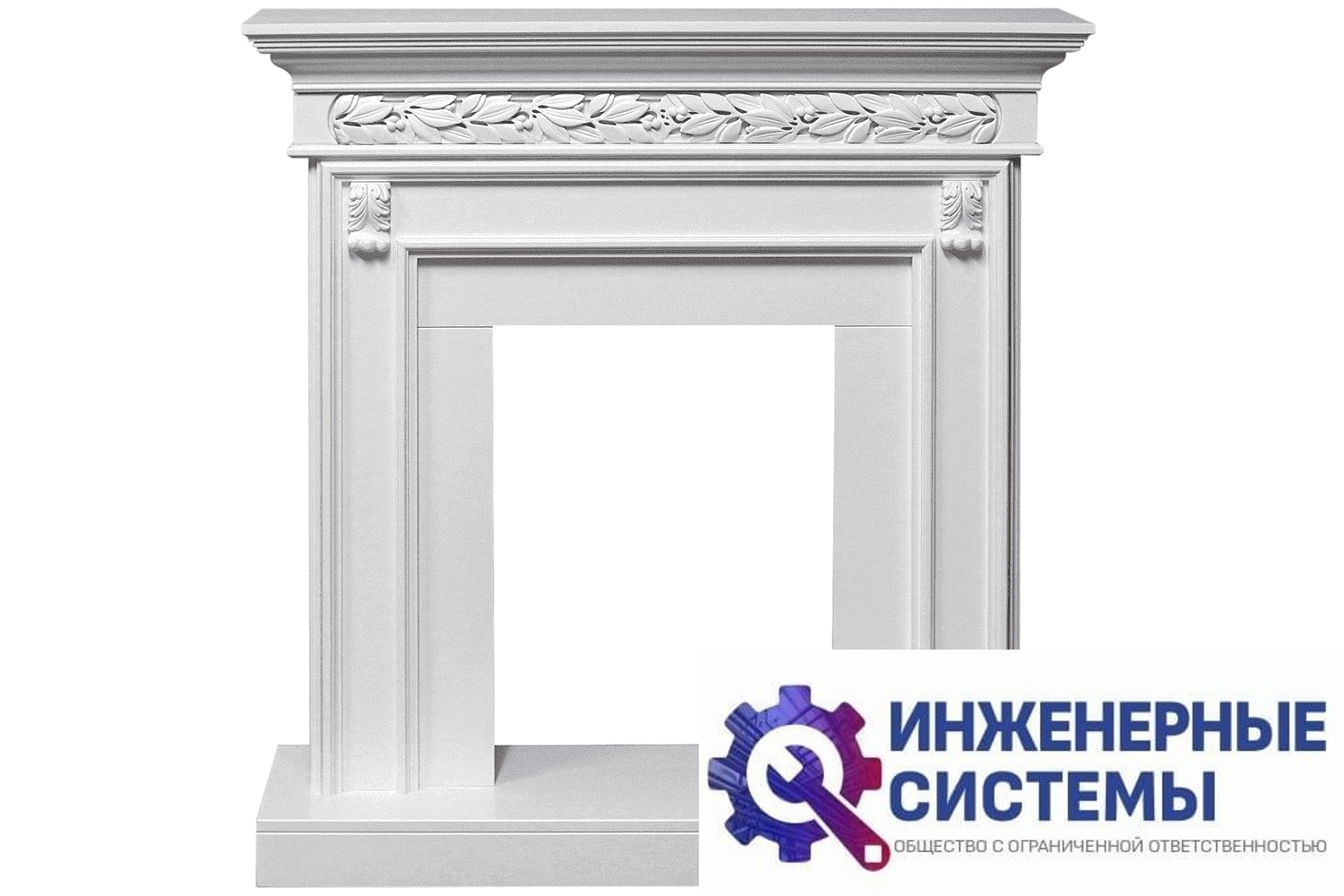Royal Flame Valletta 1040 портал для камина Белый
