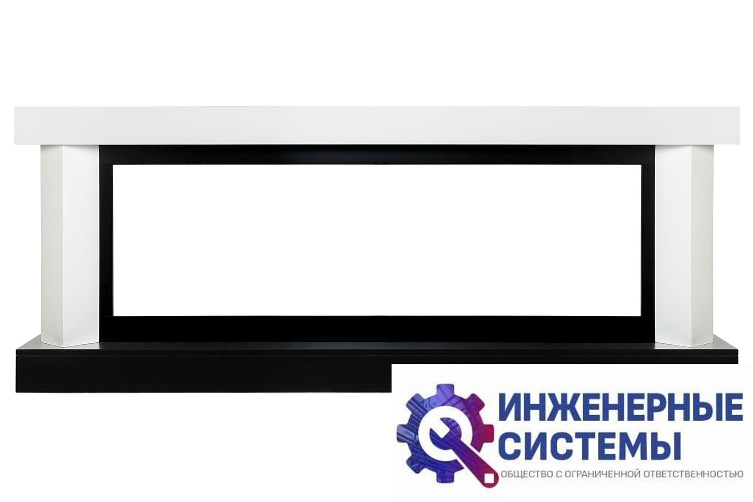Royal Flame Vancouver 60 портал для камина Белый с черным