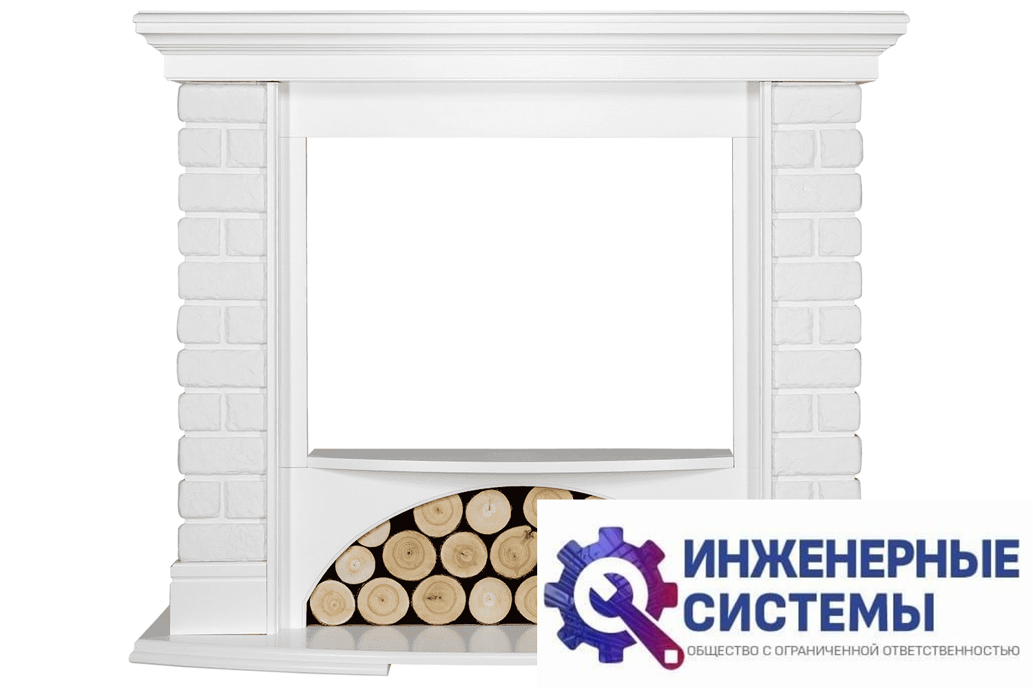 Royal Flame Village портал для камина Белый