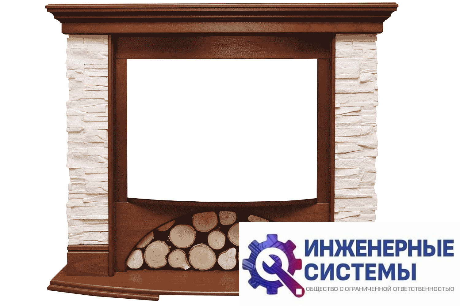 Royal Flame Village портал для камина Орех
