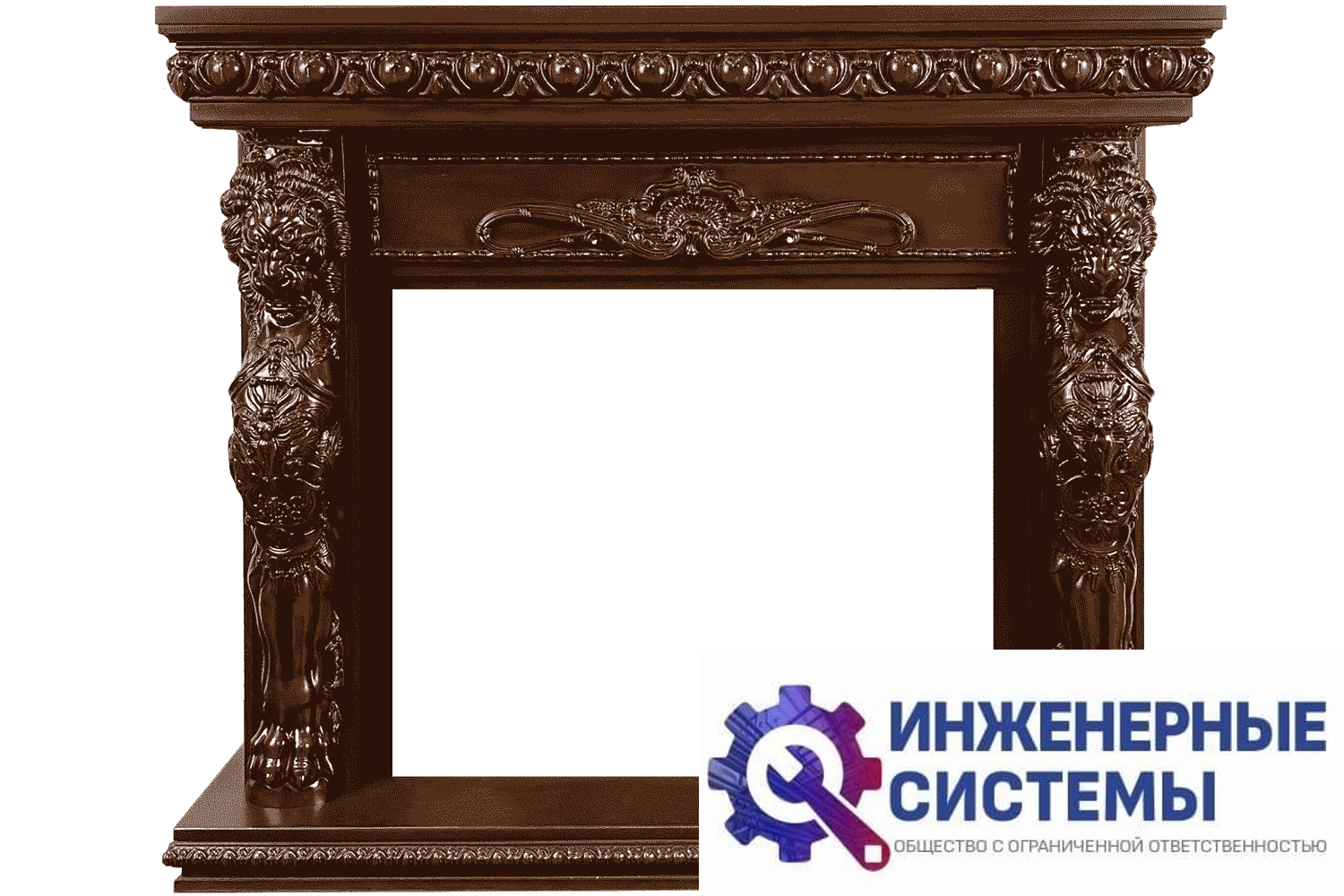Royal Flame Windsor портал для камина Темный дуб