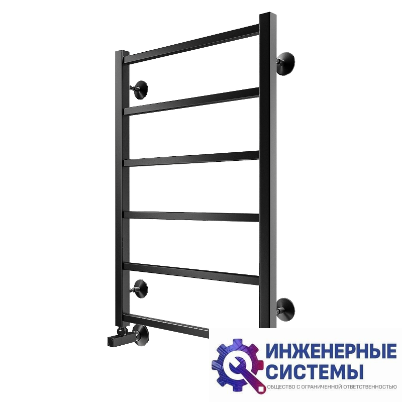 Royal Thermo Axel П6 500х800 черный полотенцесушитель