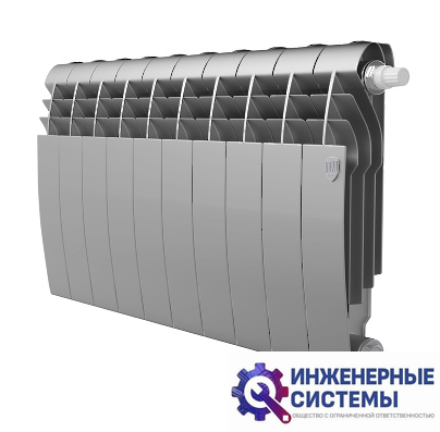 Радиатор Royal Thermo BiLiner 350 Silver Satin VD х8